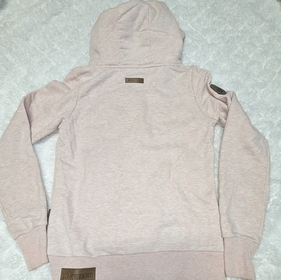 Naketano Heather Pink Hoodie Size Medium - Picture 7 of 13